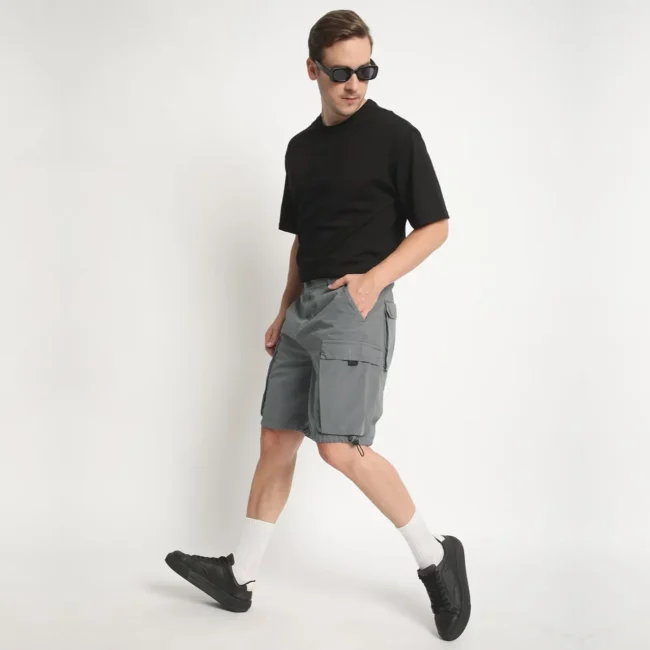Men Regular Fit Cargo Shorts