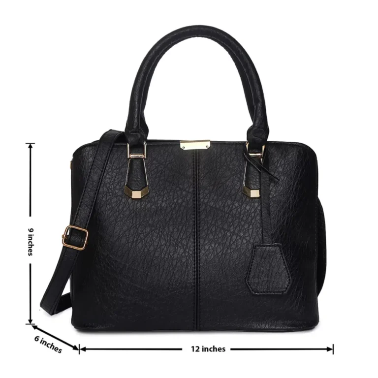 Women's Leather Handbag (Black)