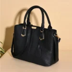 Women’s Leather Handbag (Black)
